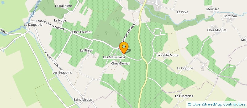 localisation de l'entreprise MONSIEUR LOUIS COULON  SAINT-DIZANT-DU-GUA