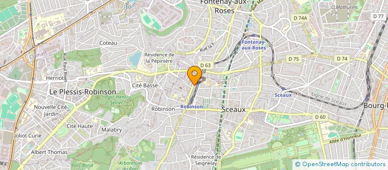 localisation de l'entreprise MONSIEUR LOUIS COURCIER à SCEAUX
