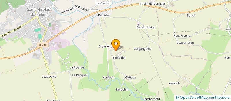 localisation de l'entreprise MONSIEUR LOUIS COURTOT  SAINT-NICOLAS-DU-PELEM