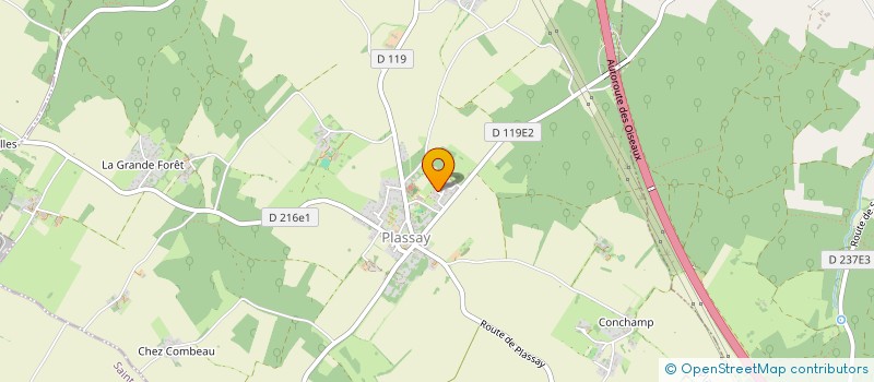 localisation de l'entreprise MONSIEUR LOUIS COUTEAU  PLASSAY