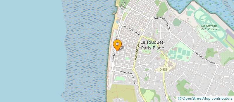 localisation de l'entreprise MONSIEUR LOUIS CRAMET à LE TOUQUET-PARIS-PLAGE