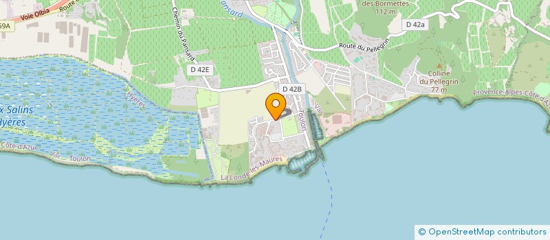 localisation de l'entreprise MONSIEUR LOUIS CRESPY  LA LONDE-LES-MAURES