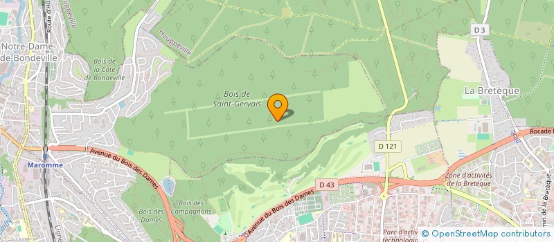 localisation de l'entreprise MONSIEUR LOUIS CREYX  NOTRE-DAME-DE-BONDEVILLE