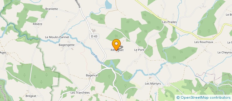 localisation de l'entreprise MONSIEUR LOUIS CROS à LA CROISILLE-SUR-BRIANCE