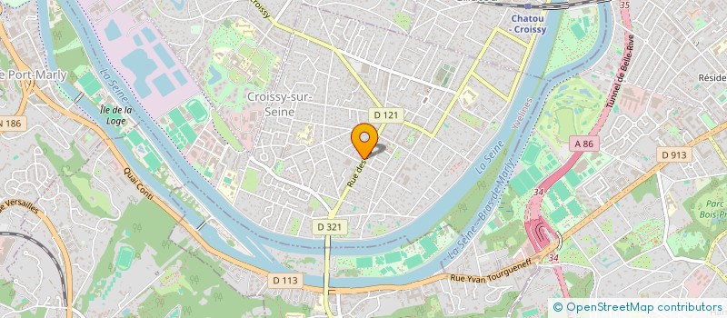 localisation de l'entreprise MONSIEUR LOUIS CRUZ RAMOS  CROISSY-SUR-SEINE