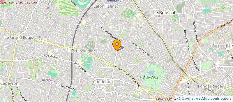 localisation de l'entreprise MONSIEUR LOUIS CUCHET  BORDEAUX