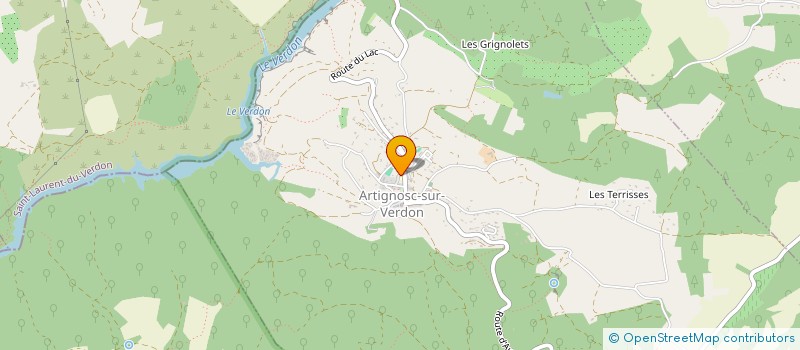 localisation de l'entreprise MONSIEUR LOUIS CUEVAS ALONSO à ARTIGNOSC-SUR-VERDON
