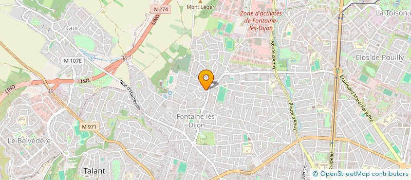 localisation de l'entreprise MONSIEUR LOUIS CUMERLATO à FONTAINE-LES-DIJON