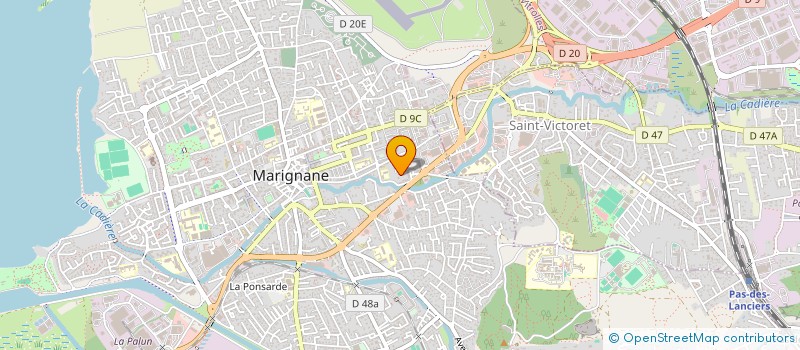 localisation de l'entreprise MONSIEUR LOUIS CUTAYAR  MARIGNANE