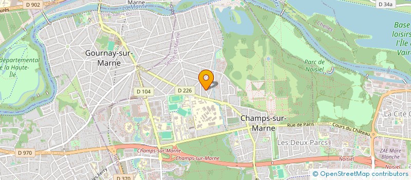 localisation de l'entreprise MONSIEUR LOUIS D ARCO  CHAMPS-SUR-MARNE