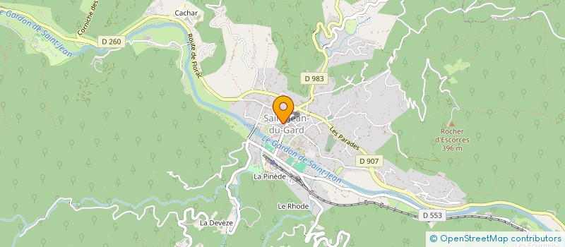 localisation de l'entreprise MONSIEUR LOUIS D HARCOURT  SAINT-JEAN-DU-GARD