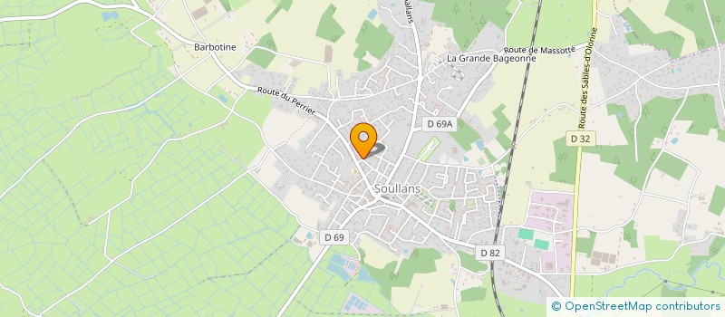 localisation de l'entreprise MONSIEUR LOUIS DA SILVA PINHEIRO à SOULLANS