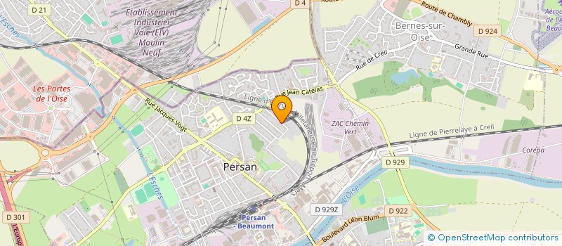 localisation de l'entreprise MONSIEUR LOUIS DALLAU  PERSAN