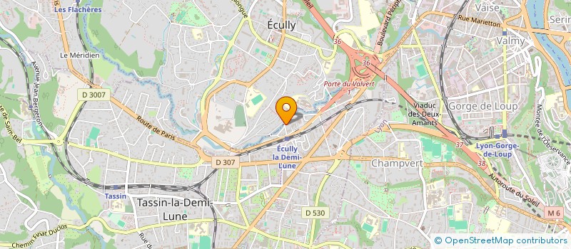 localisation de l'entreprise MONSIEUR LOUIS DANEL  TASSIN-LA-DEMI-LUNE