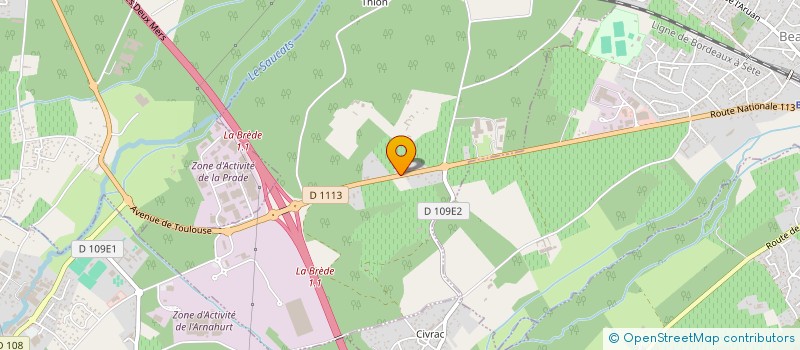 localisation de l'entreprise MONSIEUR LOUIS DANGLADE  AYGUEMORTE-LES-GRAVES