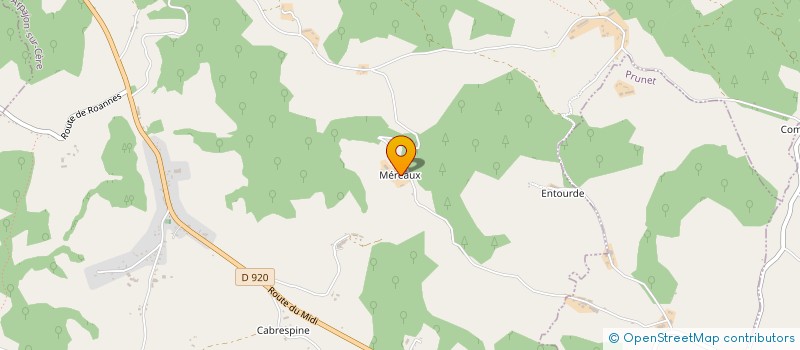 localisation de l'entreprise MONSIEUR LOUIS DANGUILHEN à ARPAJON-SUR-CERE