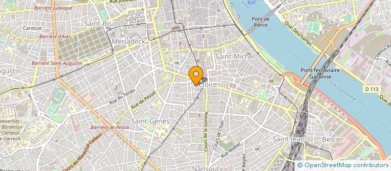 localisation de l'entreprise MONSIEUR LOUIS DANIEL  BORDEAUX