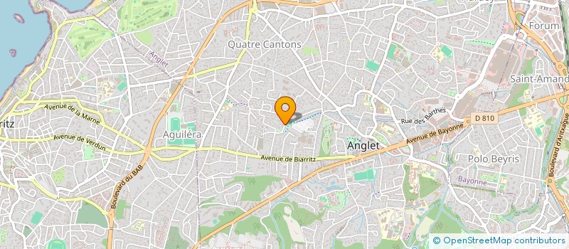 localisation de l'entreprise MONSIEUR LOUIS DARGELOS  ANGLET