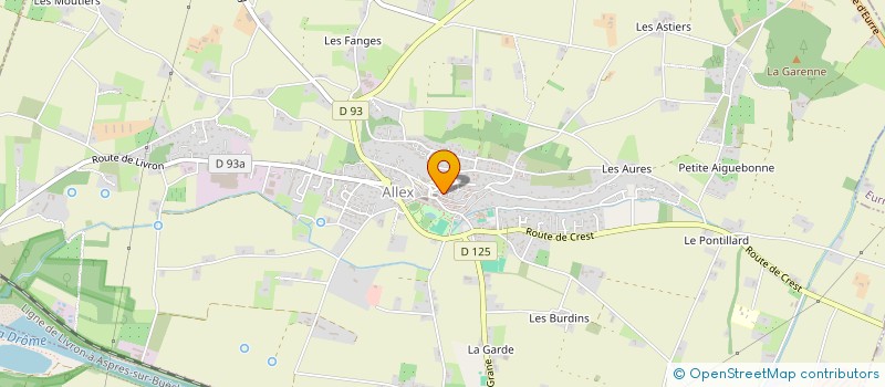 localisation de l'entreprise MONSIEUR LOUIS DARONAT  ALLEX