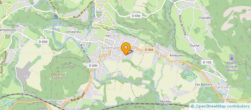 localisation de l'entreprise MONSIEUR LOUIS DASSIN  ARTEMARE