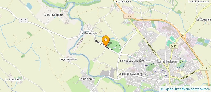 localisation de l'entreprise MONSIEUR LOUIS DAVID  SAINT-FULGENT