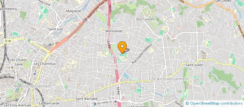 localisation de l'entreprise MONSIEUR LOUIS DAVID  MARSEILLE