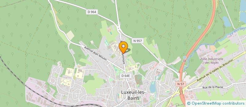 localisation de l'entreprise MONSIEUR LOUIS-DAVID BENATOUIL  LUXEUIL-LES-BAINS