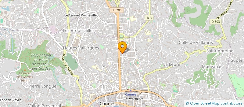 localisation de l'entreprise MONSIEUR LOUIS DE BETHANCOURT  CANNES