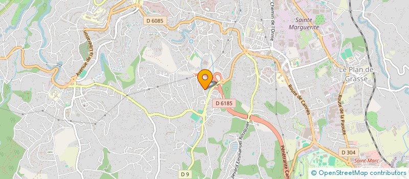 localisation de l'entreprise MONSIEUR LOUIS DE CHOUDENS  GRASSE