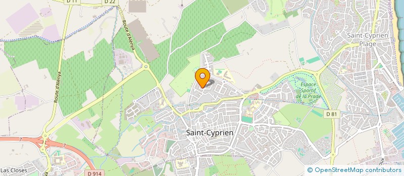 localisation de l'entreprise MONSIEUR LOUIS DE CORT  SAINT-CYPRIEN