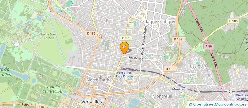 localisation de l'entreprise MONSIEUR LOUIS DE KERGORLAY à VERSAILLES