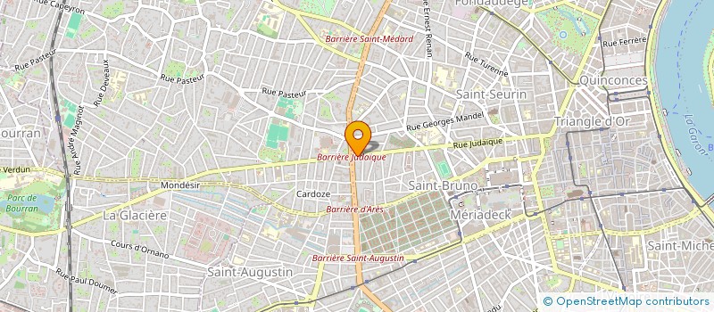 localisation de l'entreprise MONSIEUR LOUIS DE LAAGE DE MEUX  BORDEAUX