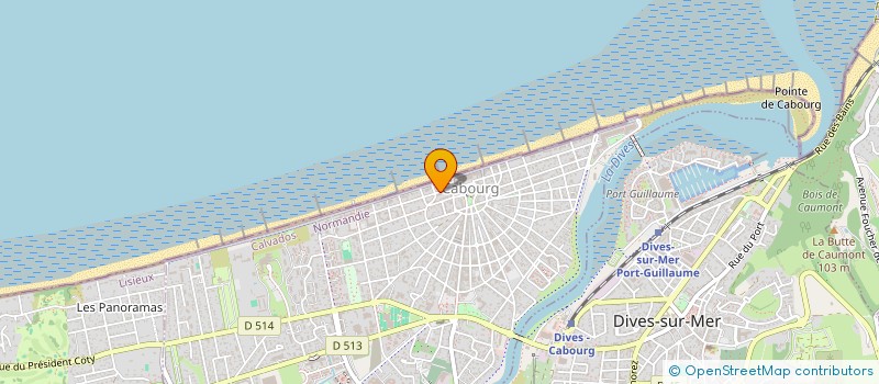 localisation de l'entreprise MONSIEUR LOUIS DE MONTMORT  CABOURG