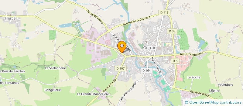 localisation de l'entreprise MONSIEUR LOUIS DE MUYT  GORRON