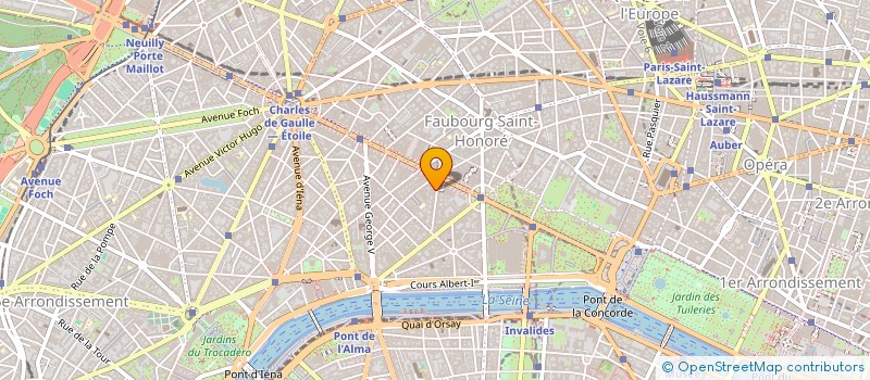 localisation de l'entreprise MONSIEUR LOUIS DE PECHPEYROU COMMINGES DE GUITAUT  PARIS