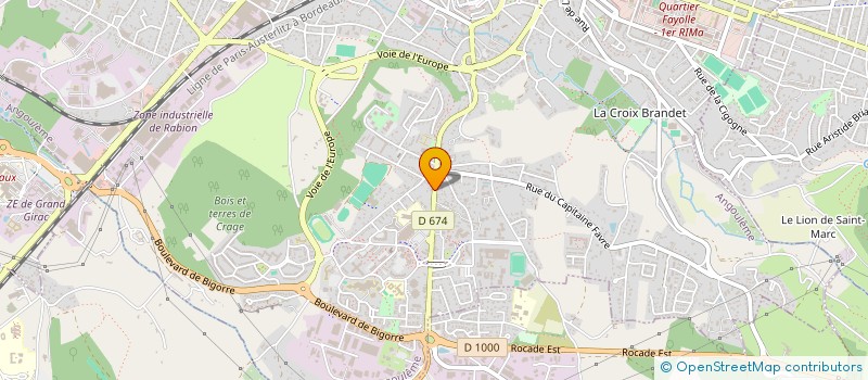 localisation de l'entreprise MONSIEUR LOUIS DE RUSCHI à ANGOULEME