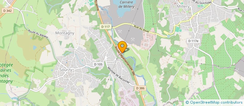 localisation de l'entreprise MONSIEUR LOUIS DEBARD  MONTAGNY