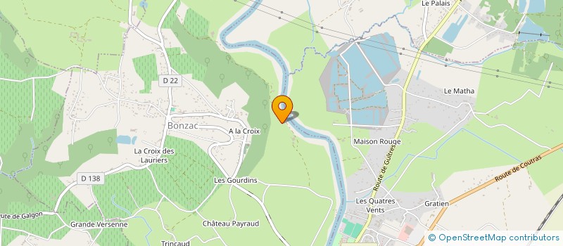 localisation de l'entreprise MONSIEUR LOUIS DECAZES  BONZAC