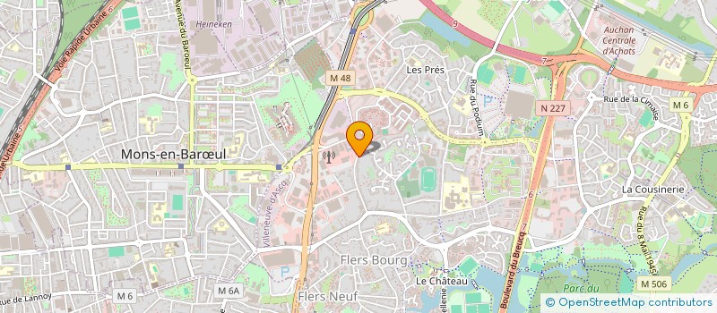 localisation de l'entreprise MONSIEUR LOUIS DEFIVES  VILLENEUVE-D'ASCQ