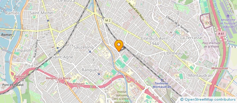 localisation de l'entreprise MONSIEUR LOUIS DEGROU à TOULOUSE