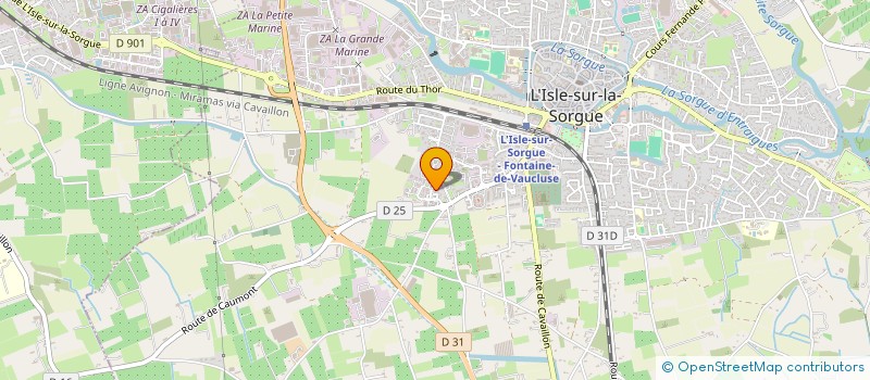 localisation de l'entreprise MONSIEUR LOUIS DEGUARA  L'ISLE-SUR-LA-SORGUE