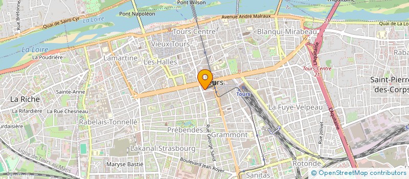 localisation de l'entreprise MONSIEUR LOUIS DEL MARMOL à TOURS
