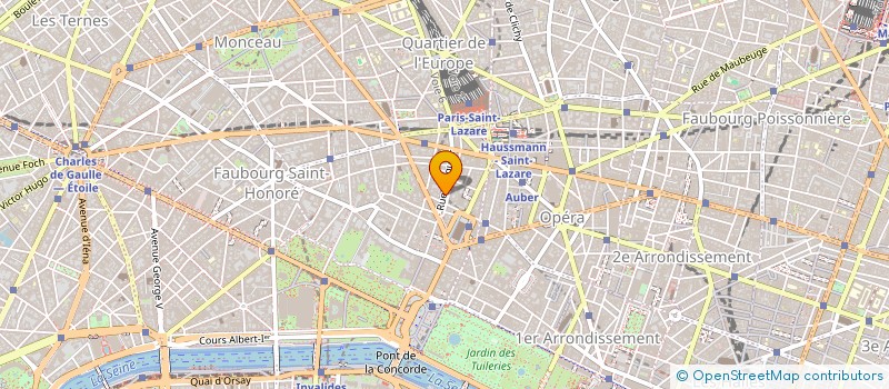 localisation de l'entreprise MONSIEUR LOUIS DELAGE DE LUGET  PARIS