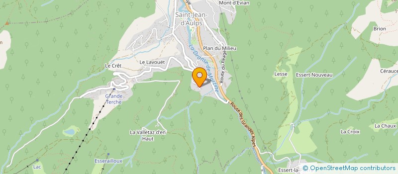 localisation de l'entreprise MONSIEUR LOUIS DELALE  SAINT-JEAN-D'AULPS