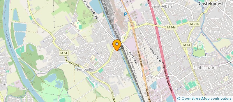 localisation de l'entreprise MONSIEUR LOUIS DELARBRE  FENOUILLET