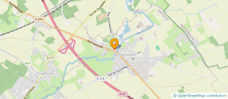 localisation de l'entreprise MONSIEUR LOUIS DELATTRE  RECQUES-SUR-HEM