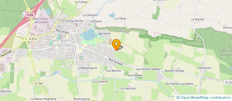 localisation de l'entreprise MONSIEUR LOUIS DELAUNAY  RIVES-DU-COUESNON