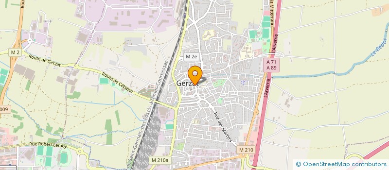 localisation de l'entreprise MONSIEUR LOUIS DELEEGHER  GERZAT