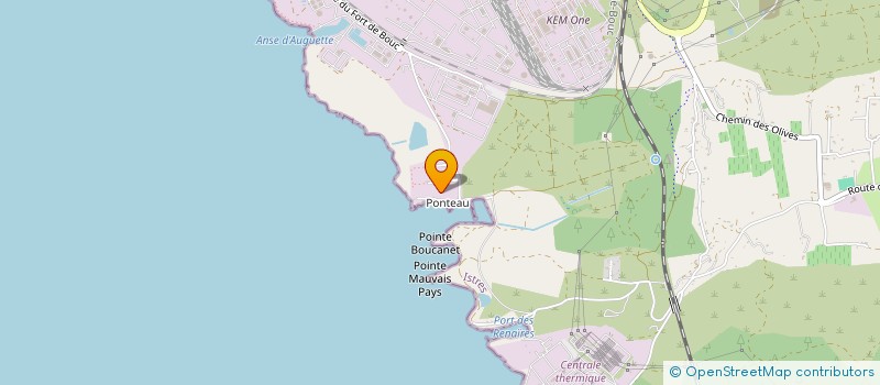 localisation de l'entreprise MONSIEUR LOUIS DELLA MONICA  MARTIGUES