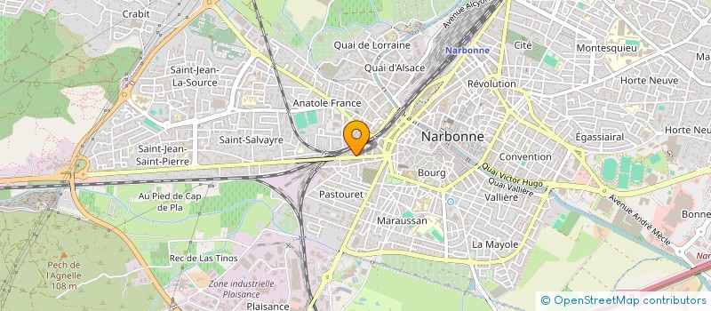 localisation de l'entreprise MONSIEUR LOUIS DELOBEL  NARBONNE